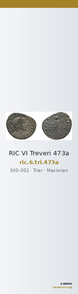 RIC VI Treveri 473a — CANOA