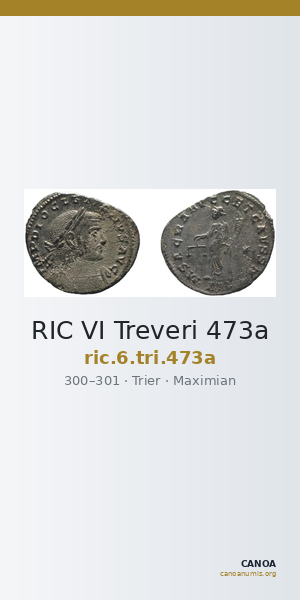RIC VI Treveri 473a — CANOA