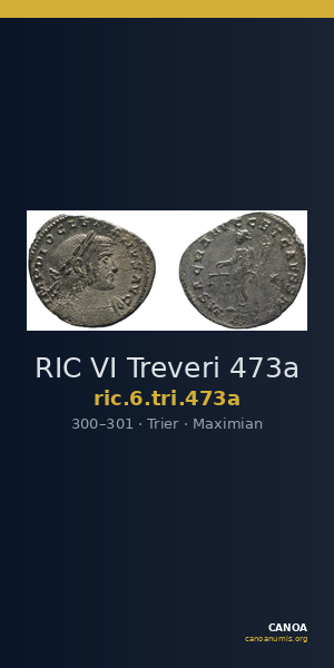 RIC VI Treveri 473a — CANOA