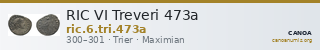 RIC VI Treveri 473a — CANOA