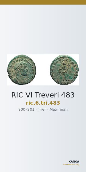 RIC VI Treveri 483 — CANOA