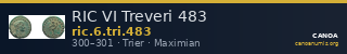 RIC VI Treveri 483 — CANOA