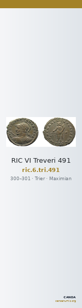 RIC VI Treveri 491 — CANOA