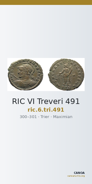 RIC VI Treveri 491 — CANOA