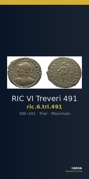 RIC VI Treveri 491 — CANOA