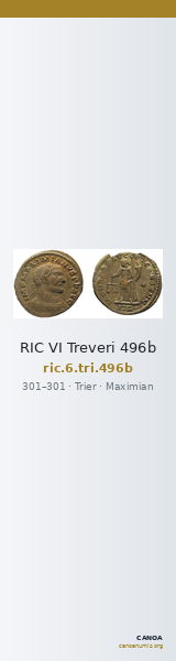 RIC VI Treveri 496b — CANOA