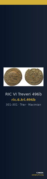RIC VI Treveri 496b — CANOA
