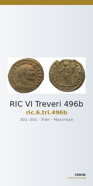 RIC VI Treveri 496b — CANOA