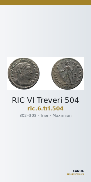 RIC VI Treveri 504 — CANOA