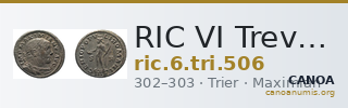 RIC VI Treveri 506 — CANOA
