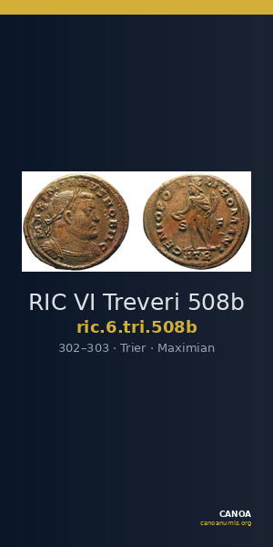 RIC VI Treveri 508b — CANOA