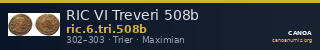 RIC VI Treveri 508b — CANOA