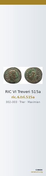 RIC VI Treveri 515a — CANOA