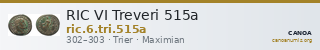 RIC VI Treveri 515a — CANOA
