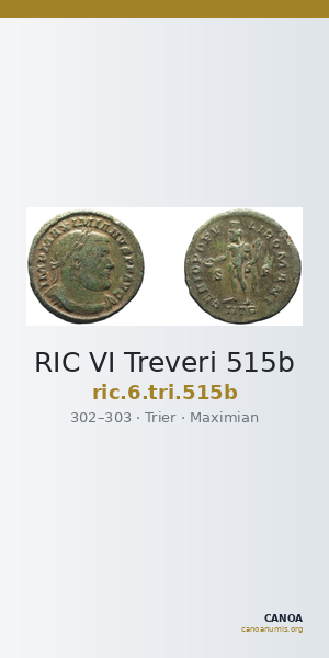 RIC VI Treveri 515b — CANOA