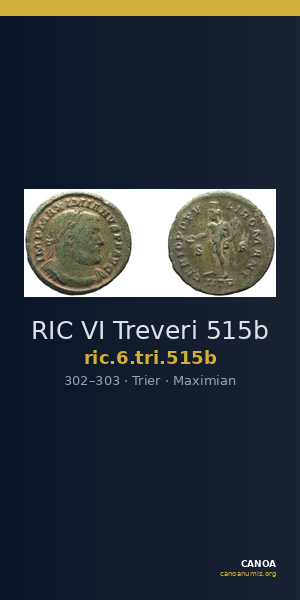 RIC VI Treveri 515b — CANOA