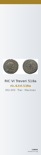 RIC VI Treveri 518a — CANOA