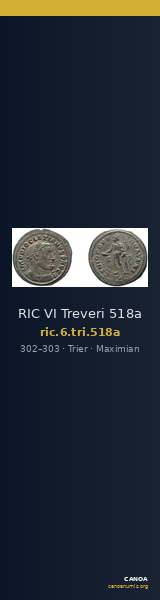 RIC VI Treveri 518a — CANOA