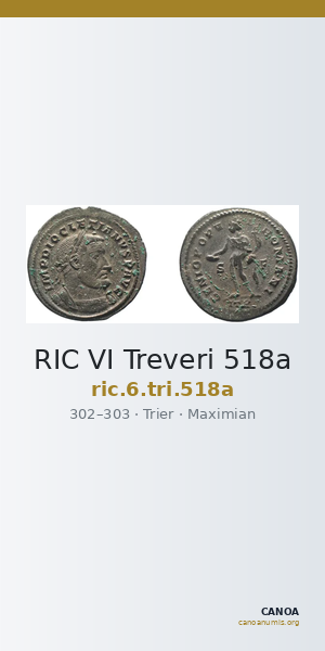 RIC VI Treveri 518a — CANOA
