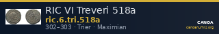 RIC VI Treveri 518a — CANOA