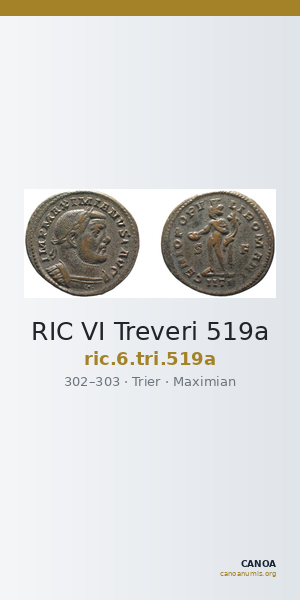 RIC VI Treveri 519a — CANOA