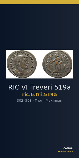 RIC VI Treveri 519a — CANOA