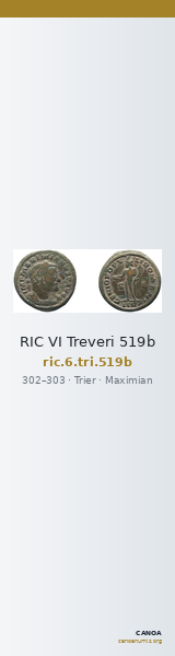 RIC VI Treveri 519b — CANOA