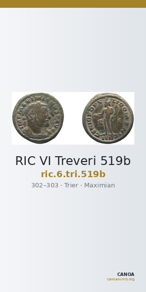 RIC VI Treveri 519b — CANOA