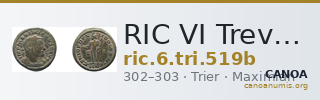 RIC VI Treveri 519b — CANOA