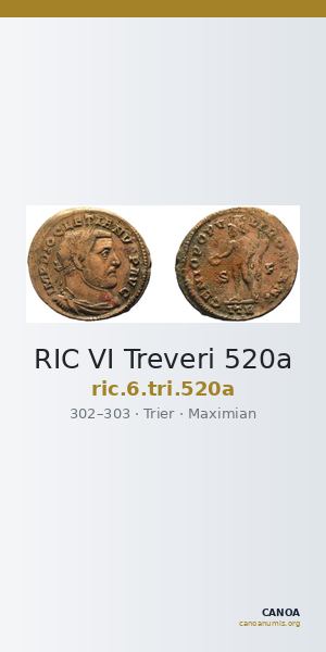 RIC VI Treveri 520a — CANOA