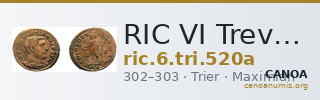 RIC VI Treveri 520a — CANOA