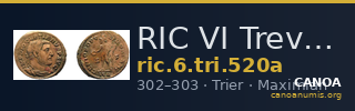 RIC VI Treveri 520a — CANOA