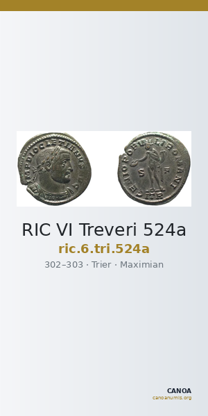 RIC VI Treveri 524a — CANOA