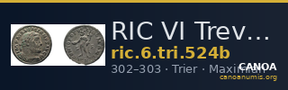 RIC VI Treveri 524b — CANOA