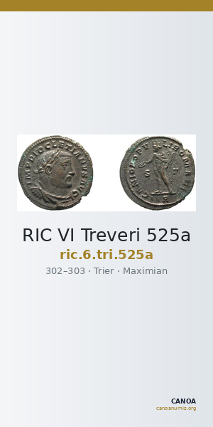 RIC VI Treveri 525a — CANOA
