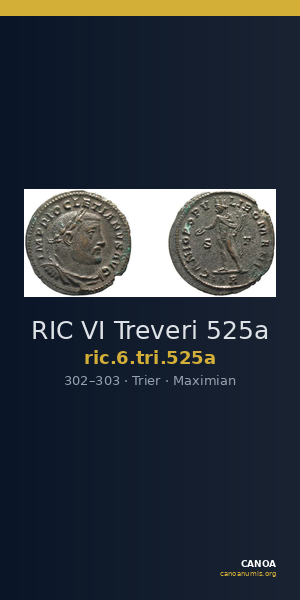 RIC VI Treveri 525a — CANOA