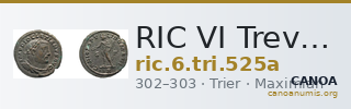 RIC VI Treveri 525a — CANOA