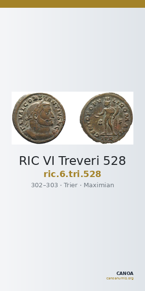 RIC VI Treveri 528 — CANOA