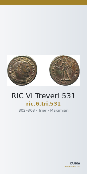 RIC VI Treveri 531 — CANOA