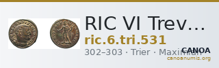 RIC VI Treveri 531 — CANOA