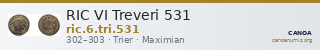 RIC VI Treveri 531 — CANOA