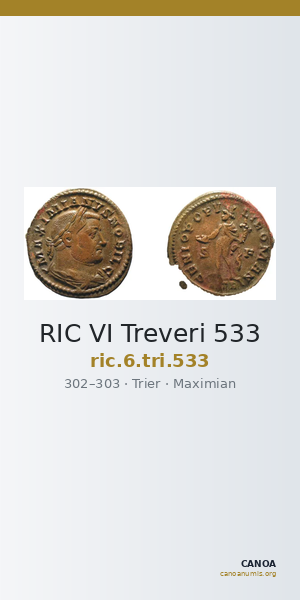 RIC VI Treveri 533 — CANOA