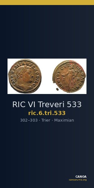 RIC VI Treveri 533 — CANOA