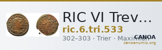 RIC VI Treveri 533 — CANOA