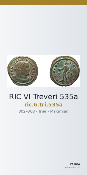 RIC VI Treveri 535a — CANOA