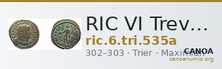 RIC VI Treveri 535a — CANOA