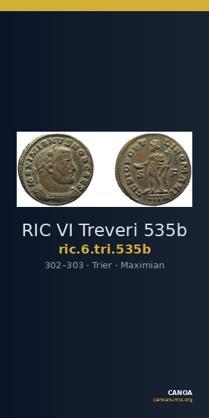 RIC VI Treveri 535b — CANOA