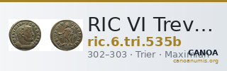 RIC VI Treveri 535b — CANOA