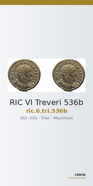 RIC VI Treveri 536b — CANOA
