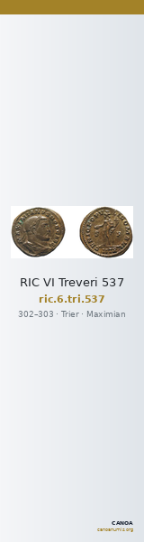 RIC VI Treveri 537 — CANOA